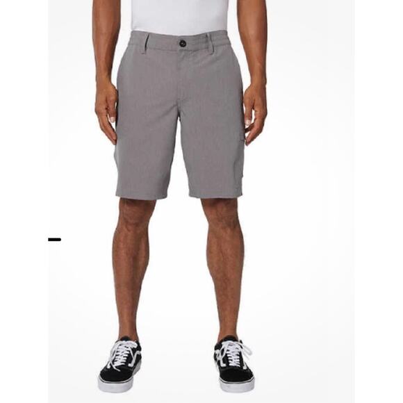 O'Neill Crossover Hybrid Shorts Cargo Pockets Stretch Hyperdry Dark Khaki 38 - Picture 12 of 15